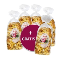 5 für 4 = 1 gratis: Apfelchips 450g 5 für 4 = 1 gratis: Apfelchips 450g